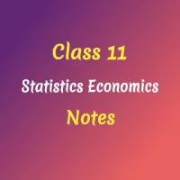 Class 11 Statistics Economics
